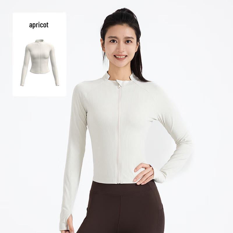 Bojue Women s Striped High-Low Collar Slimming Sport Jacket