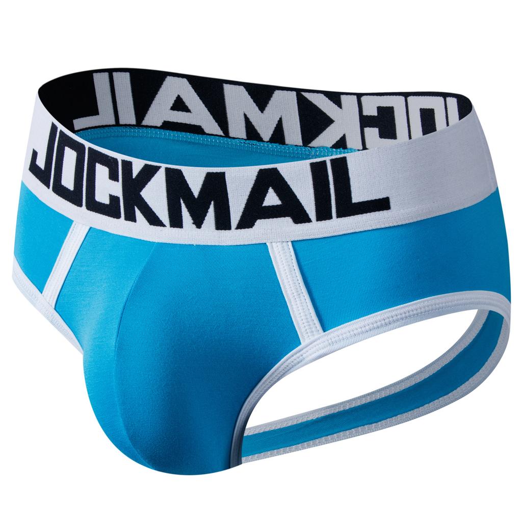 Briefs JOCKMAIL Modal Material Is Soft Breathable Hipless Low Waist Sports Daily Leisure Open Back Men's Underwear