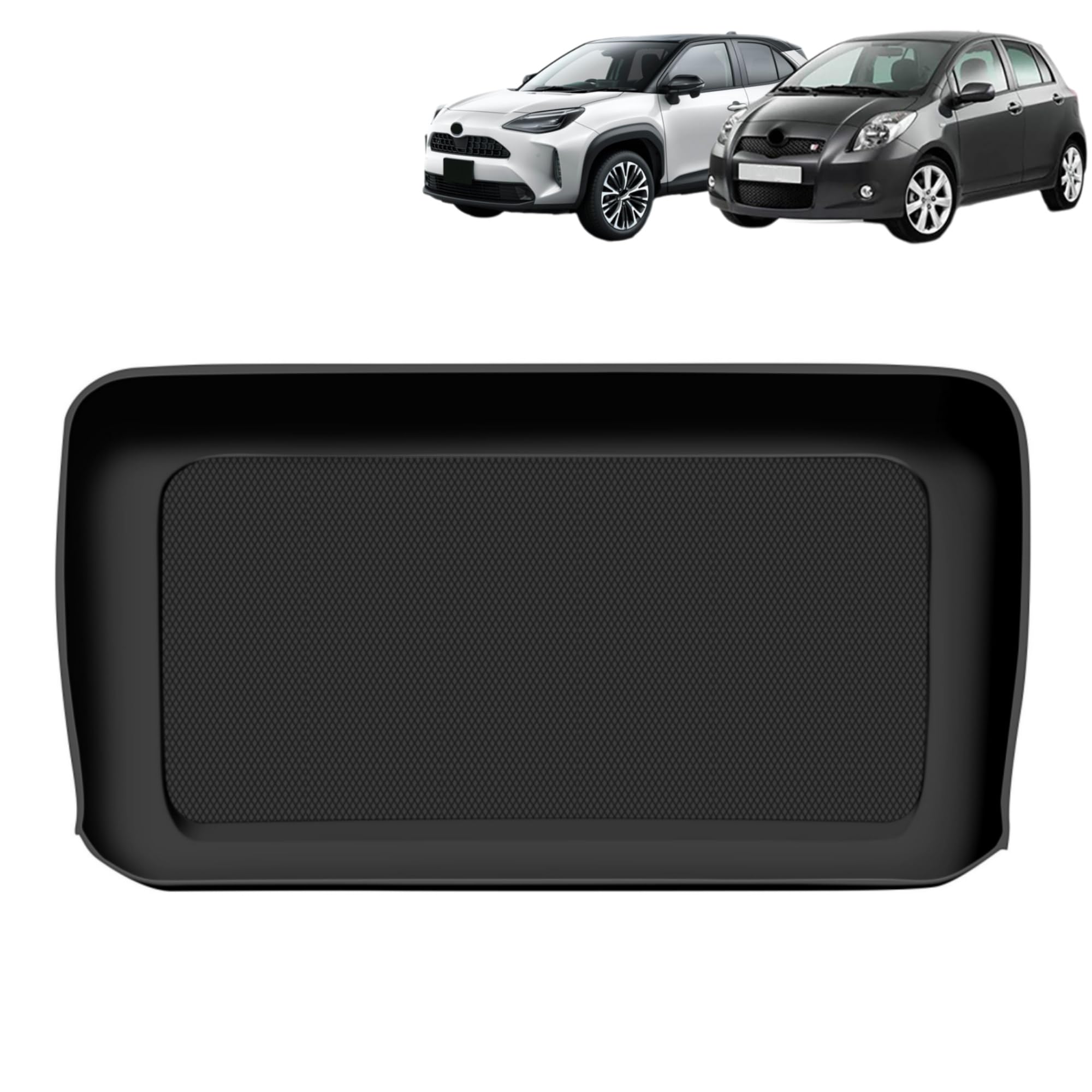 DodoxDIY Compatible with the New Yaris Console Navigation Interior Parts for the Yaris 10 Series Cross, Tray, чёрный