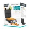Waffle maker for 4 waffles, 1600W, stainless steel, power regulation, Teesa