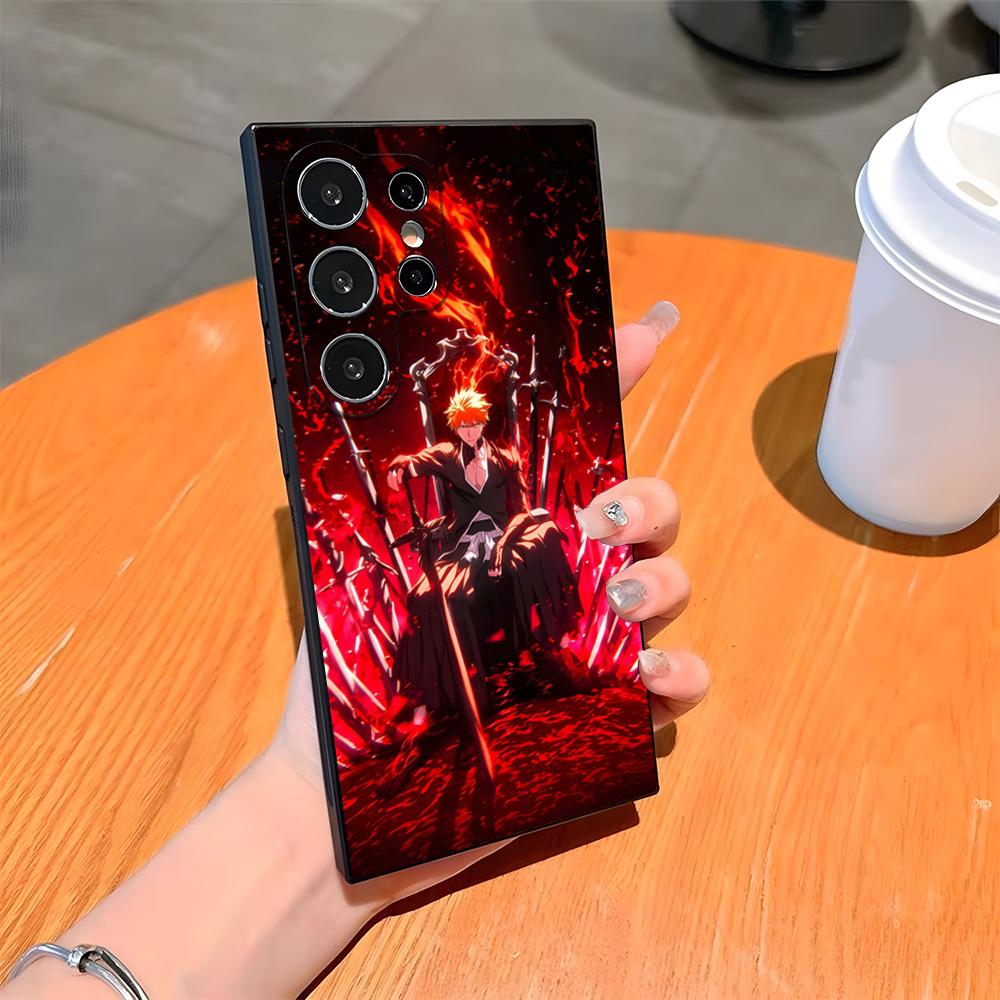 

BLEACH Anime Phone Case For Samsung S25 Ultra S24 S23 Fe S22 S20 S21 Plus A54 A34 A53 A16 Back Cover Samsung s21