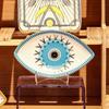 Unique Eye Designs Jewelry Dishes Sturdy Ceramic Fashion Home Accessory Organizers Portable for Trendy Women Daily Use