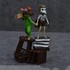 11cm Little Nightmares 3 Low Alone Action Figures Set PVC Collectible Game Character Model Toy With Base Desktop Ornament Gifts