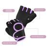 Yousheng 2Pcs Half Finger Sports Gloves, Anti-slip Breathable Fingerless Gloves, Adjustable Men Women Gloves for Dumbbell Weightlifting Workout