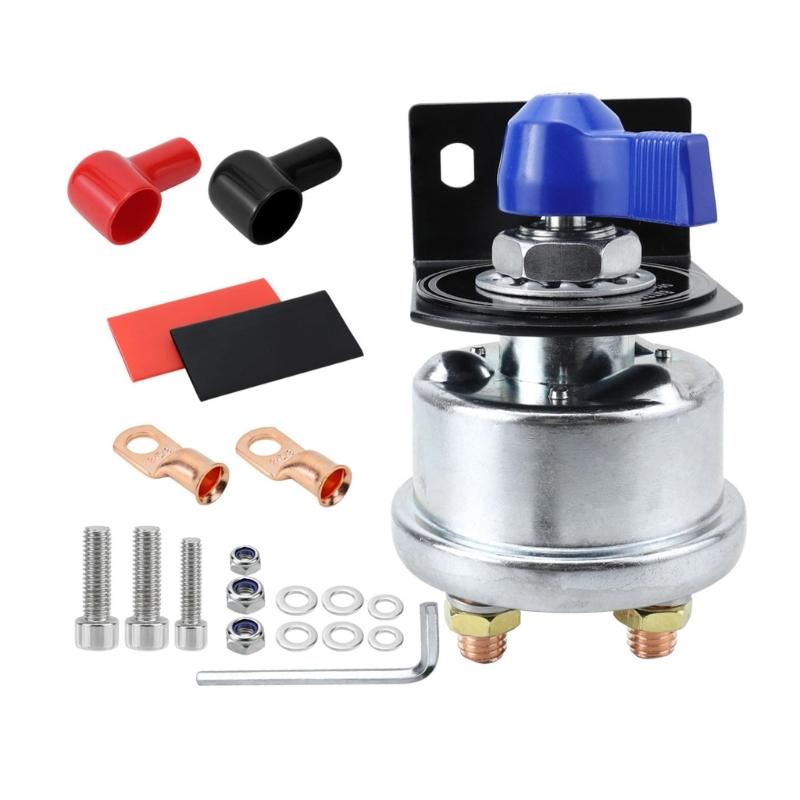 Battery Disconnect Switches, Isolator Cut Off Power Cut Battery Switches for Marine Car Boat Vehicles