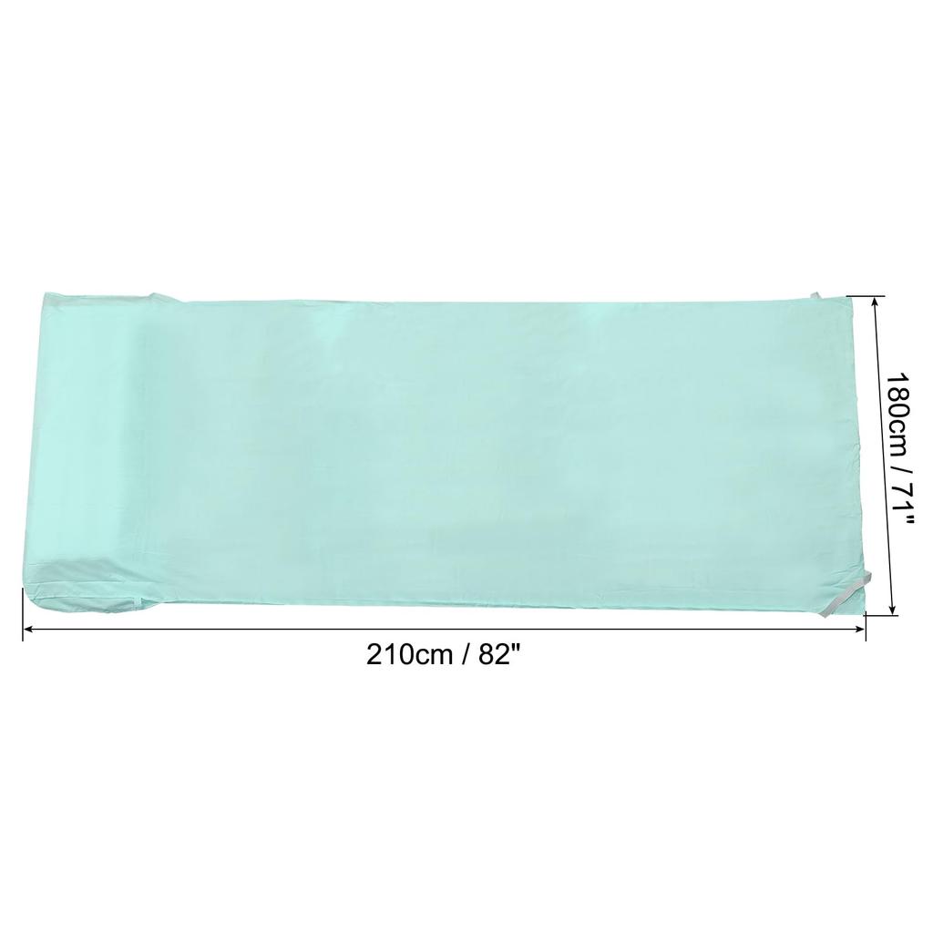 PATIKIL 210x180 cm Sleeping Bag Liner Soft Lightweight Travel Camping Sheet Sleep Sack Large Sleeping Bag with Carry Bag for Double Adults Camping