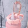 Portable Water Bottle 2 Liters Capacity Sports Water Bottle Leak Proof Colorful Plastic Cup Drinking Outdoor Travel Gym Jugs