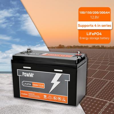 PowMr Deutsches Lager Tragbarer 200Ah Lithium-Eisenphosphat Solarbatterie 12,8V 2560Wh Energiespeicher Lithium-Ionen-Batterie