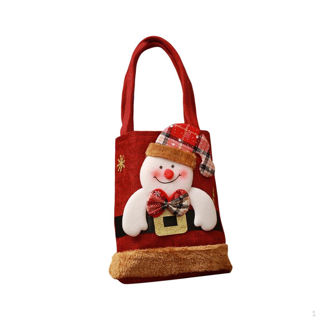 Christmas Gift Doll Bag Treat Goody Tote for Gifts Wrapping