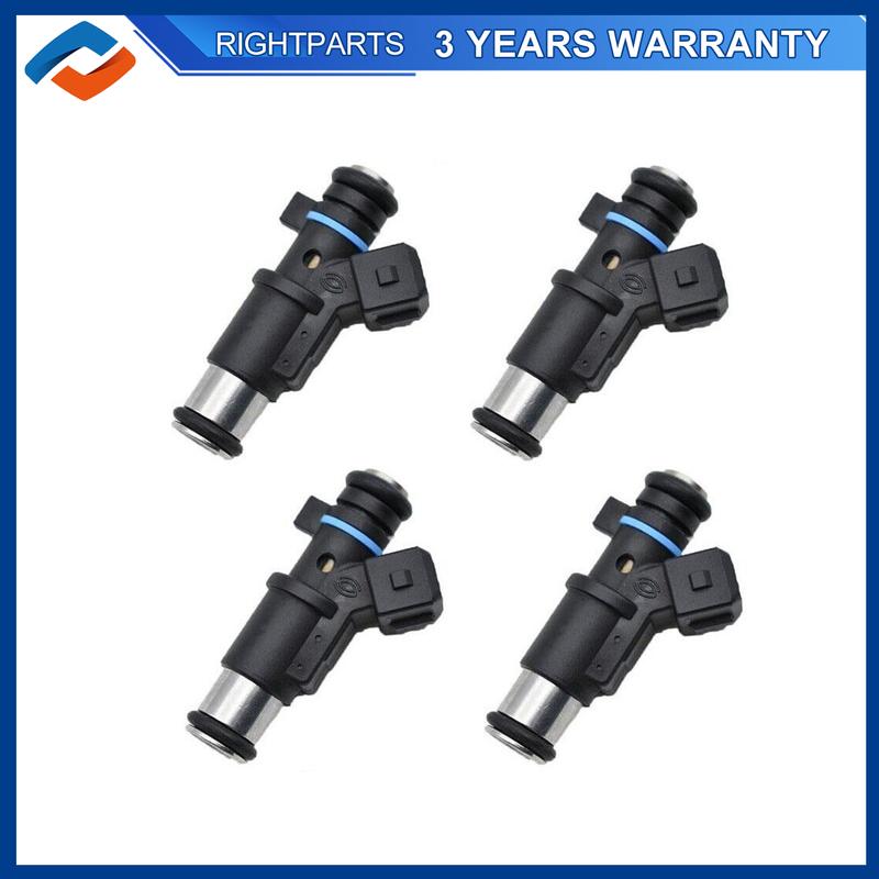 

4PCS Fuel Injectors For Peugeot 106 206 306 307 Partner Citroen 1.4 KFV Berlingo C2 1984E0 0280156357 348001 01F002A Deep Green