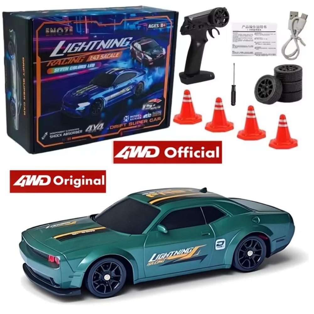 1/64 or 1/43 Mini Drift RC Car 4WD Remote Control Racing Vehicle with LED Lights Radio Controlled High Speed Car Desktop Toys
