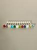 Minimal Piercing 925 Silver Lucky Birthstone Earrings