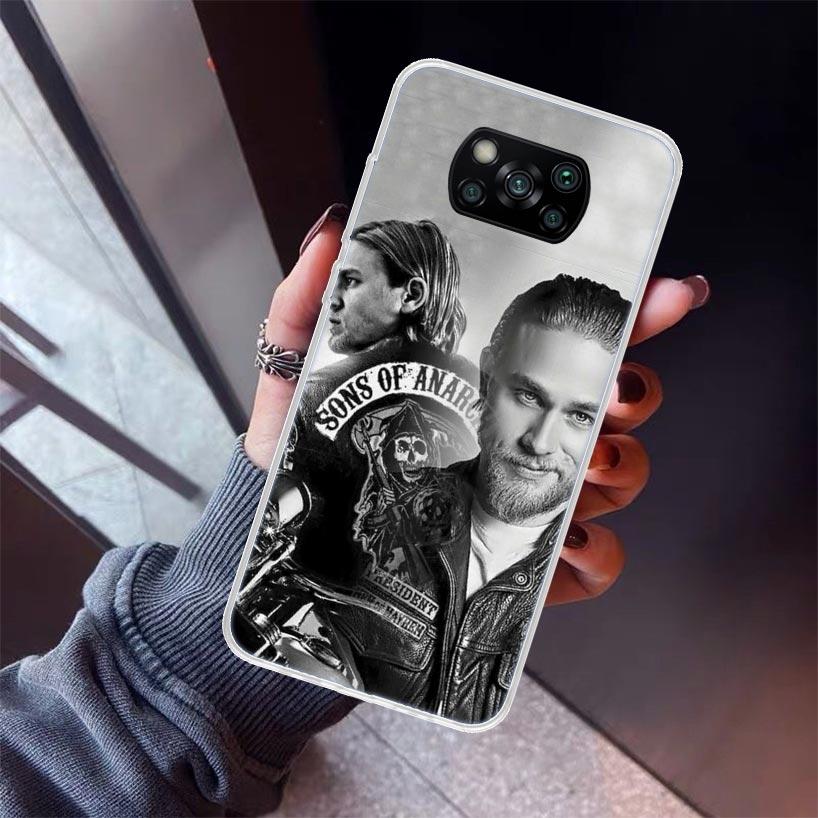 Sons Of Anarchy Eua Tv Phone Case For Xiaomi Poco X5 X6 X7 Pro F7 Ultra M7 Redmi 15C 15 13C 13 12C 12 10 10C 10A 9 9C 9T 9A Cove