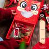Festive Door Handle Broom Ornament with Bells - Auspicious Hanging Decoration for Housewarming and Entryway.