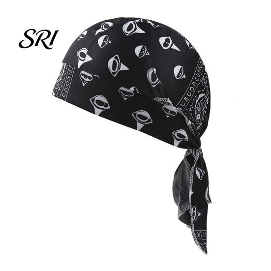 Elastic Strap Bandana Paisley Cooling Headscarf Cap Set, Sweat Wicking Adjustable Moisture-wicking Straps Fit Breathable Hand Washable Headwrap