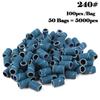 5000pcs Nail Art Sanding Bands 80# 120# 180# 240 Grinder Band for Manicure Drill Machine Removing Gel Varnish Pedicure