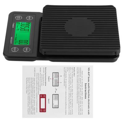 LCD Digital Timer Scale Hand Made Coffee Electronic Scale Kitchen Home Food Weighing