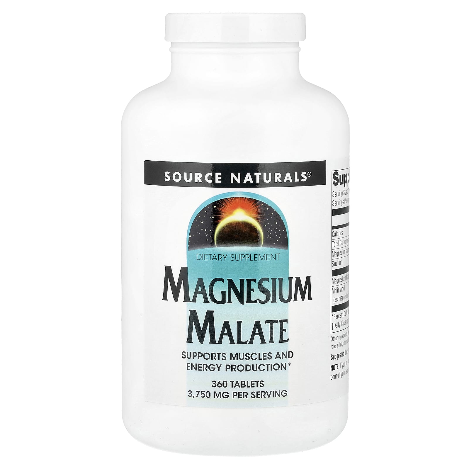 

Magnesium Malate, 360 Tablets (1,250Mg per Tablet)