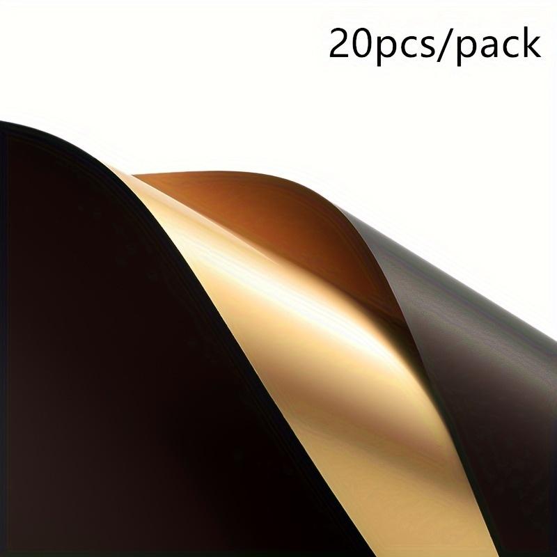 

20 шт. Двусторонняя сращиваемая золотая упаковочная бумага для букетов цветов, подарочная упаковка, папиросная бумага, упаковочная бумага для цветов, подарочная упаковка, подарочная упаковка чёрный
