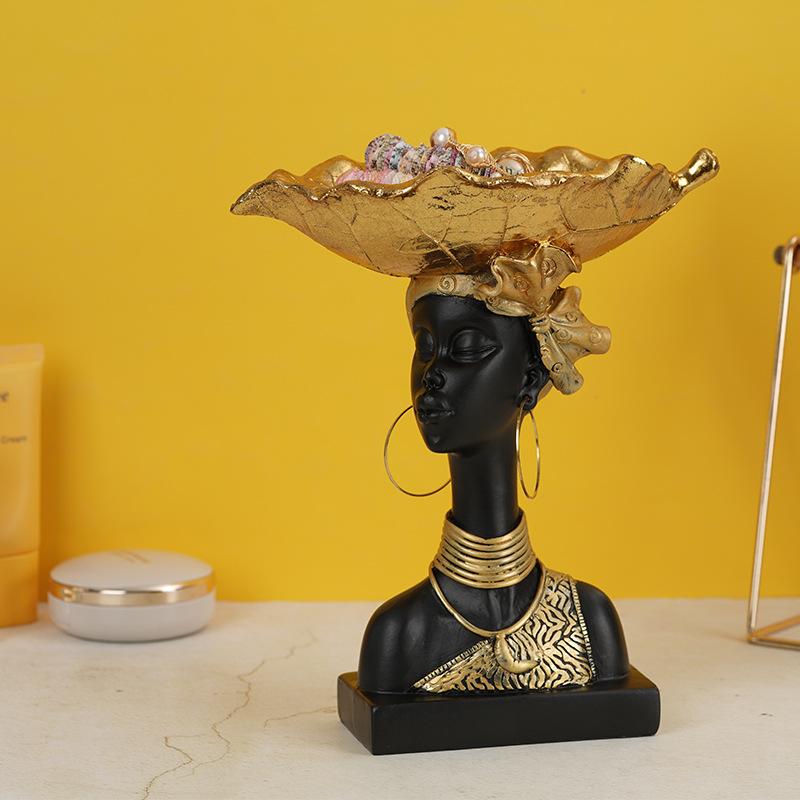 

Статуя девушки, поднос для хранения украшений, скандинавская роскошь, гостиная, тумба под телевизор, домашний декор, рождественская свадьба, гифка