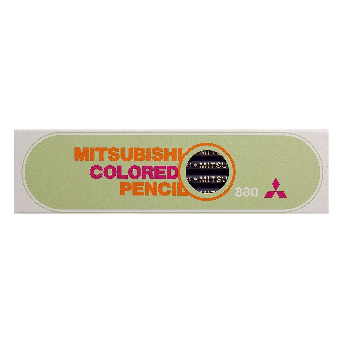 Цветные карандаши Mitsubishi Pencil 880 Одиночный 1 цвет, Красный, Дюжина, K880.10