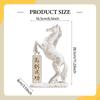 Horse Statue Decorative Elegant Desktop Decoration Animal Ornament Figurine Resin Sculpture