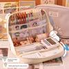 Multifunction Canvas Pencil Case For Students With Large Capacity And Organizer Features