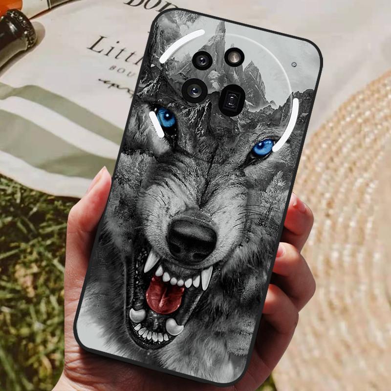 For Nothing Phone 3A Pro Case Phone3A Pro Cool Painted Silicone TPU Soft Cover for Nothing Phone 3A Pro A059P Cases Black Shells
