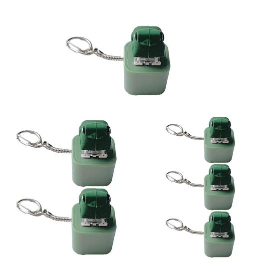 1/2/3Pcs Croaking Frog Keyboard Fidget Toy with LED Light Stress Anxiety Relief Keyboard Clicker Keychain Portable Decompression Button Sensory Toy