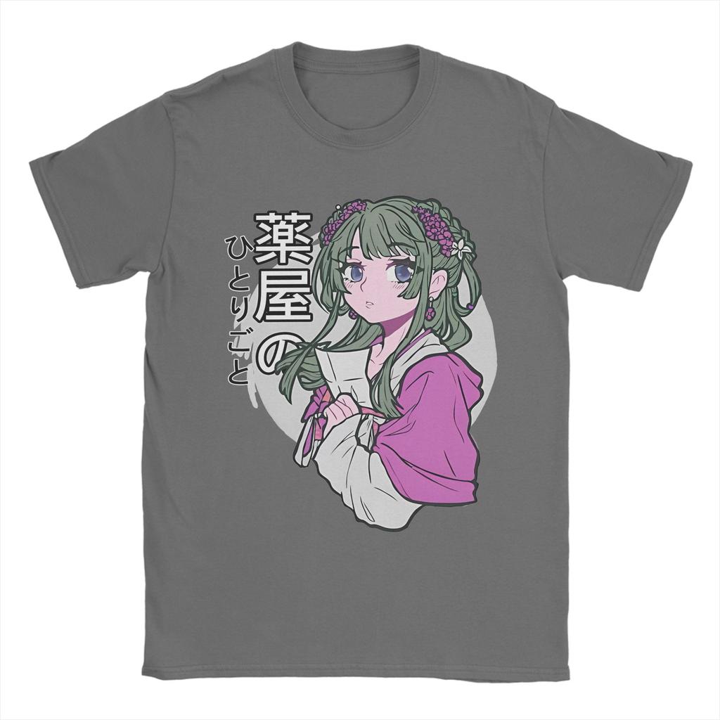 Maomao Anime T-Shirt Men Women The Apothecary Diaries Novelty 100% Cotton Tees Crewneck Short Sleeve T Shirts Summer Tops