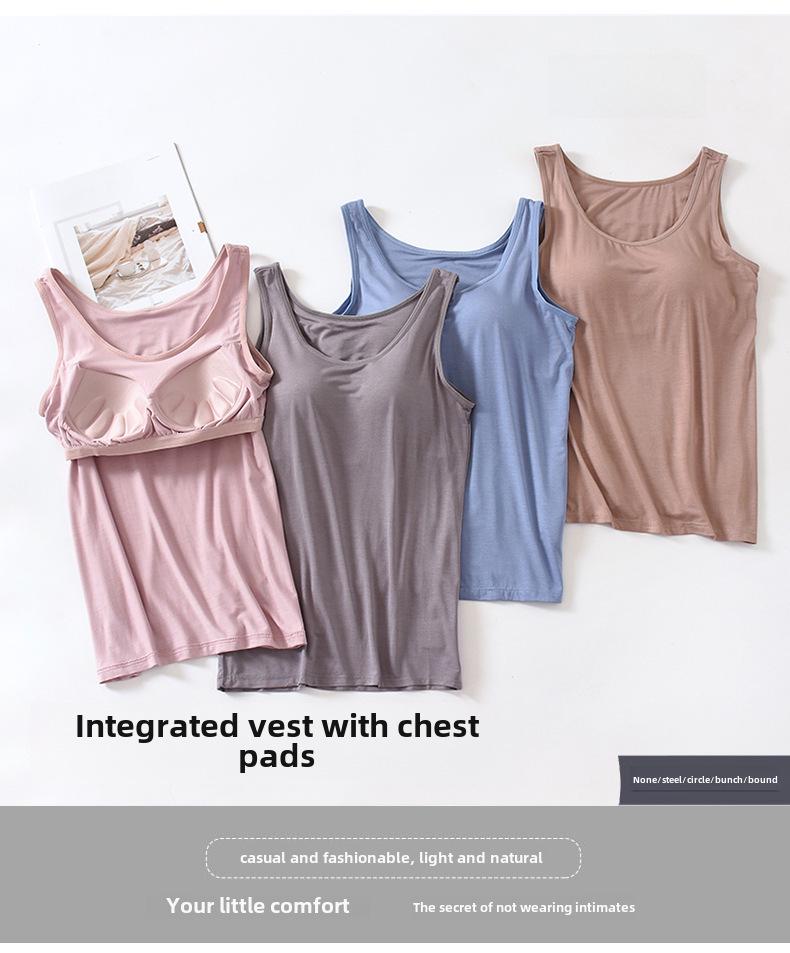 Women's Padded Camisole Top - Wireless Bra-T