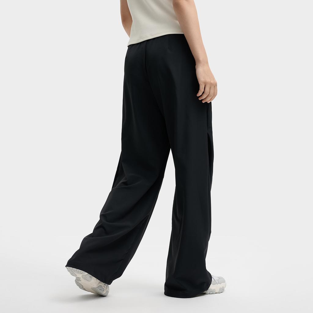 Fila Original Fashion Simple Personality Retro Sports Casual Versatile Comfortable Straight Leg Woven Pants Women Bottoms F11W539803FBK