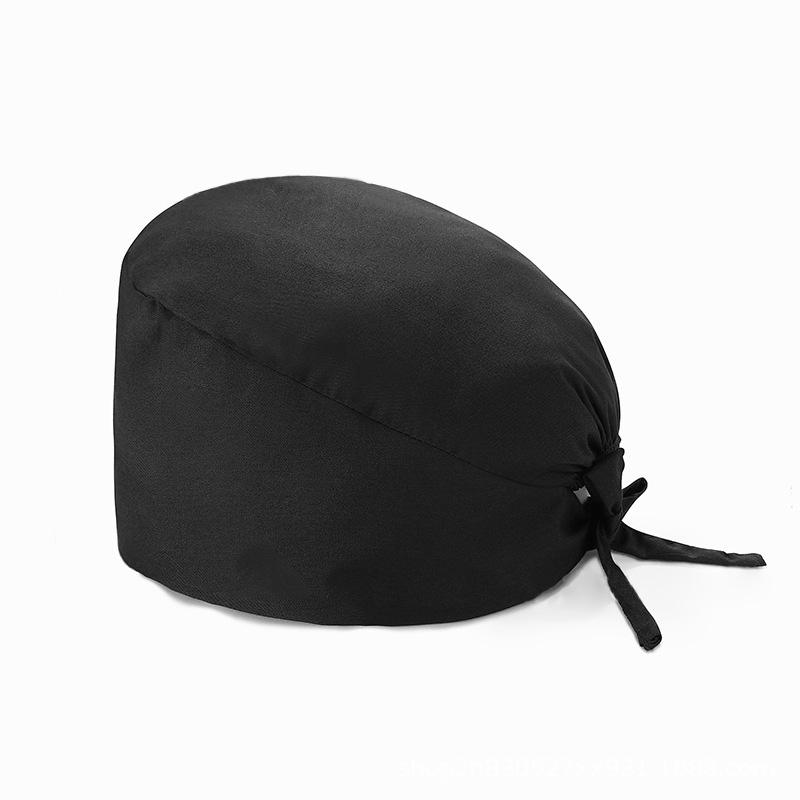 Unisex Women Scrub Nurse Caps Solid Color Adjustable Breathable Beauty Salon Care Cap Surgical Cap Pet Nurse Doctor Working Caps