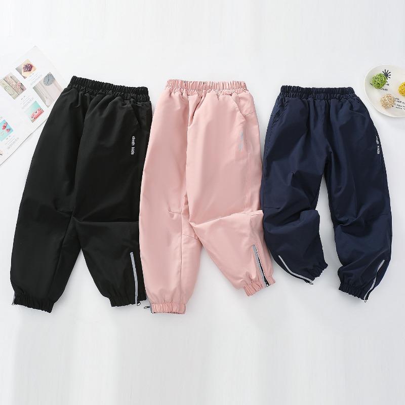 Kids Unisex Windproof Fleece Lined Water Resistant Sports Outdoor Pants