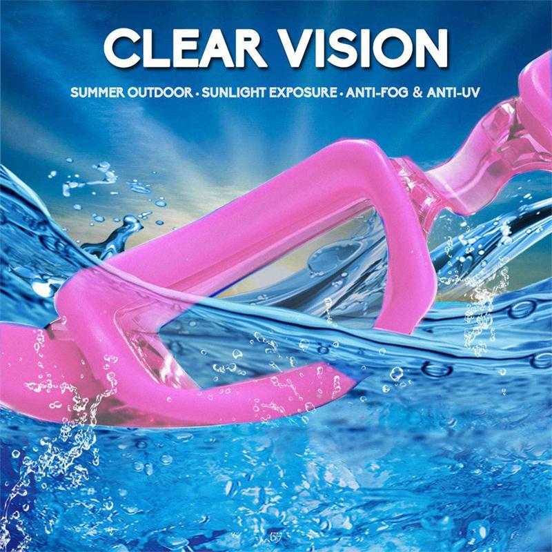 Professional Swimming Goggles Glasses Men Women Waterproof Anti-Fog UV Protection Adjustable Swim Eyewear Pool Diving Glasses