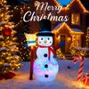 3.9FT LED Inflatable Yard Decor Xmas Snowman Broom Christma Outdoor Home Decorations Ornament Festive Toy Gifts Supplies Decor
