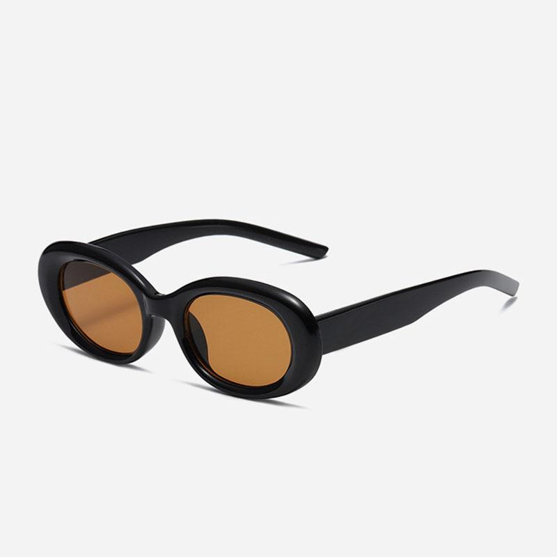 Euro-American Style Sunglasseses Men And Women Timeless Vintage Y2K Oval-shaped Shape Popular Sunglasseses UV Shielding Women's Sun glass