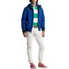 Polo Ralph Lauren FW23 Zip-Up Hooded Logo Embroidered Printed Long Sleeve Jacket Men jackets Blue 710923262-001