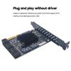 PCIe SATA Card 8 Port SATA3.0 Low Profile Bracket 6Gbps SATA3.0 PCIe Card 8-Port SATA PCIE 3.0 GEN3 4X for PC Devices