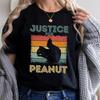 2025/Justice for Peanut the Squirrel Shirt, Animal Rights Shirt, Peanut Squirrel Unisex T-Shirt