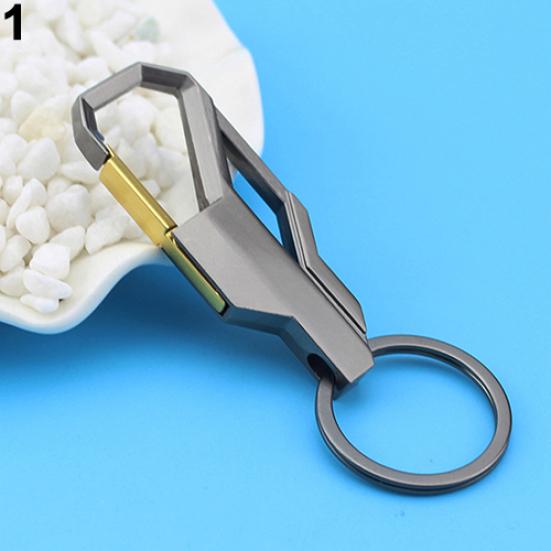 Gifts Simple Metal Keychain Key Chain Car Business Key Ring