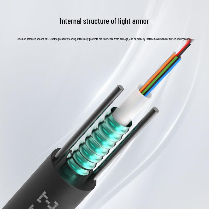 Zhongtianhengke GYXTW Outdoor Armored Multimode Fiber Optic Cable