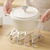 Stainless Steel Expanding Pot Holder Mat Heat Resistant Trivet NonSlip Contracting Expanding Design for Multiple Pans Easy Clean