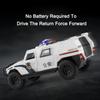 1:32 DongFeng MengShi Honda Accord Police Car Model Toy Metal Diecast Pull Back Doors Opend Vehicles Models Boys Holiday Gifts