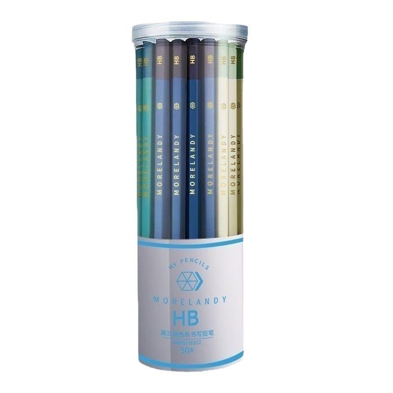 Morning Light Morandi Color 2B Hexagonal Pencils for Primary School Students, First Grade, HB Children's Pencils