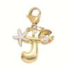 Retro 26 Letters Keychain Bubble Alphabet Initial Keyring Unique Backpack Pendant  Daily Decor