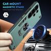 Shockproof Armor Hard Fundas For Samsung Galaxy S26 Ultra S25 Edge S24 FE S23 Plus Case Magnetic Ring Stand Holder Back Cover