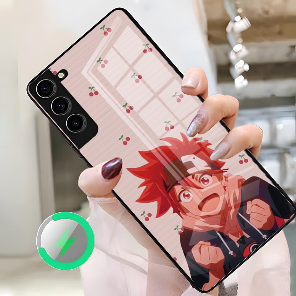 Anime Cool Boy S-Sk8 The Infinity Phone Case For Samsung S26 Ultra S25 Edge S23 S22 S21 S20 Ultra Plus S24 Fe A25 Magnetic Glass