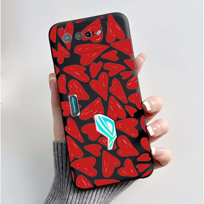 

Casing For Asus ROG Phone 7 Phone7 ROG7 AI2205_C Case Aesthetic Luxury Cute Cool Boys Girls Slim Black Matte Soft TPU Back Cover Asus ROG Phone 7