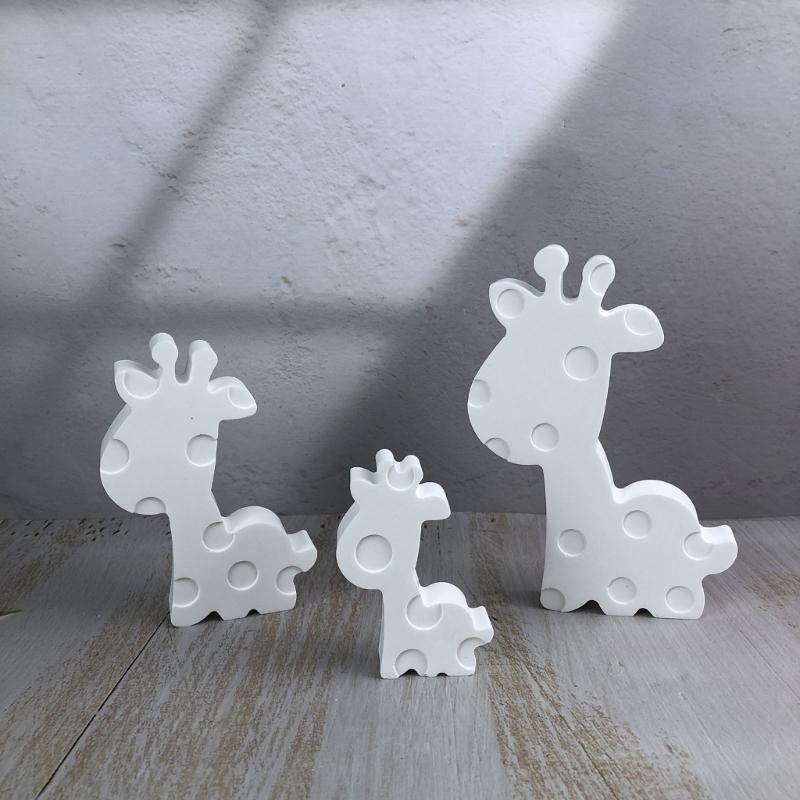 Giraffe Figurine Silicone Candle Molds for Candle Soap Epoxy Resin Giraffe Shape Silicone Molds for Gypsum Decoration